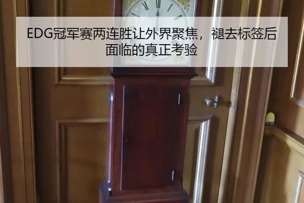 EDG冠军赛两连胜让外界聚焦，褪去标签后面临的真正考验